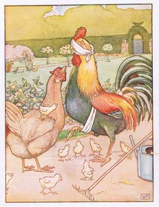 And the Cock Had a Nasty Knock, illustration from 
